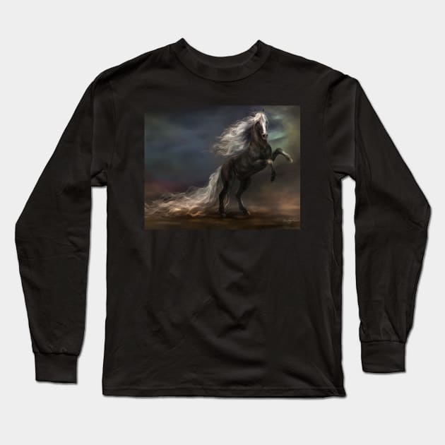 Horse picture of t-shirts Long Sleeve T-Shirt by Best designing 